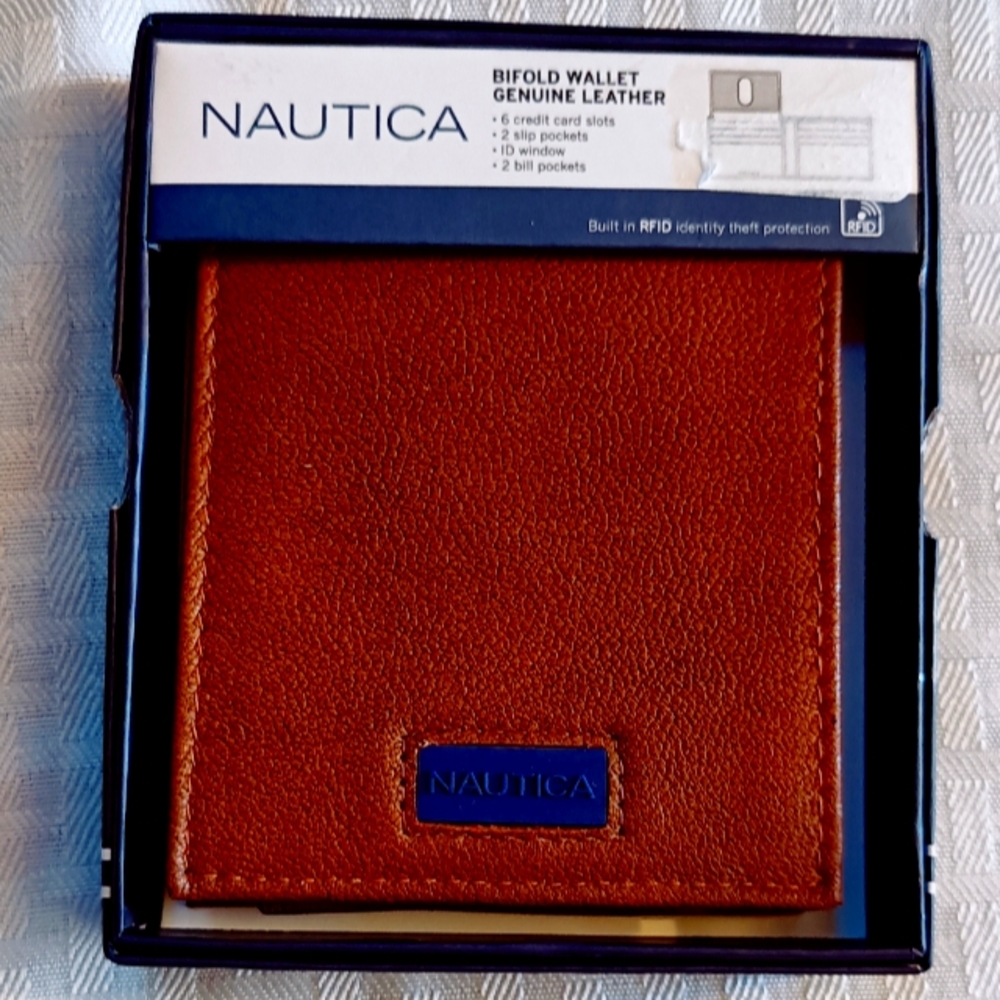 Nautica Men's Brown Wallet